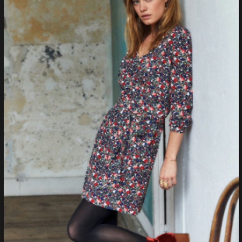 Sezane Estelle Wrap Dress
